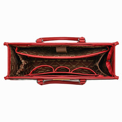WG389-8119  Wrangler Carry-All Large Tote Work Tote /Crossbody - Red