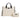 WG390-8110  Wrangler Structured Work Tote/Large Carry-All Tote/Crossbody with Pouch - Black-Beige