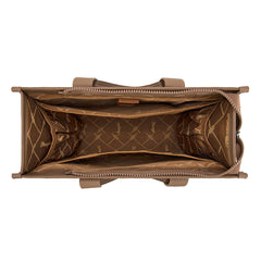 WG390-8110  Wrangler Structured Work Tote/Large Carry-All Tote/Crossbody with Pouch - Camel