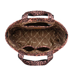 WG433-8317PK   Wrangler Leopard Print Large Tote/Crossbody -Pink