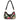 WG438-818BK Wrangler Floral Print Braided Hobo Bag - Black