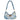 WG438-818JN Wrangler Floral Print Braided Hobo Bag - Jean