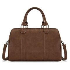 WG449-5112  Wrangler Stitch Detail Classic Barrel Satchel/Crossbody -Coffee