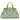WG-HB-455-8130-GN Wrangler Western Chic Lace with Chain Charm Satchel/Crossbody Bag - Green