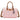 WG458-51102PK Wrangler Western Rhinestone Denim Boston Bag - Pink