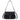 WG458-818BK Wrangler Western Rhinestone Denim Flap Crossbody Shoulder Bag - Black