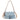 WG458-818JN Wrangler Western Rhinestone Denim Flap Crossbody Shoulder Bag - Jean