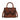 WG480-518BR Wrangler Chevron Stitch Tote Crossbody Bag - Brown