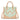 WG481-8126GN Wrangler Daisy Print Chevron Tote Crossbody Bag - Green