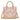 WG481-8126PK Wrangler Daisy Print Chevron Tote Crossbody Bag - Pink