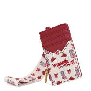 WG-WL-524-005 Wrangler Western Print RFID Blocking Wallet