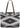 WG53-8112 Wrangler Aztec Pattern Dual Sided Print Canvas Tote Bag - Grey