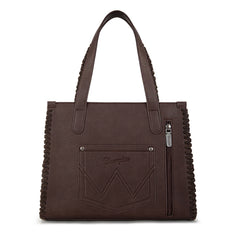 WG60G-8317 Wrangler Vintage Retro Cowboy Cool Print Concealed Carry Satchel/Crossbody -Jean