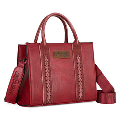 WG70-8120E  Wrangler Whipstitch Tote/Crossbody - Red