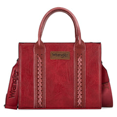 WG70-8120E  Wrangler Whipstitch Tote/Crossbody - Red