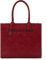 WG70-8317B  Wrangler Croc Print Carry-All Tote/Crossbody - Red