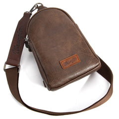 WG87-210 Wrangler Sling Bag/Crossbody/Chest Bag  - Coffee