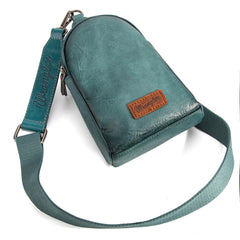 WG87-210 Wrangler Sling Bag/Crossbody/Chest Bag  - Turquoise