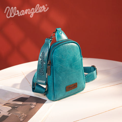 WG87-210 Wrangler Sling Bag/Crossbody/Chest Bag  - Turquoise  ONLINE EXCLUSIVE
