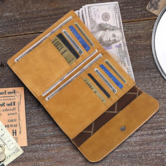 WG89-W001  Wrangler Studded Accents Tri-fold Key-Chain Wallet - Light Brown (ONLINE EXCLUSIVE)