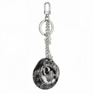 WGC-1015BK Wrangler Western Cowhide Cowboy Bag Charm - Black