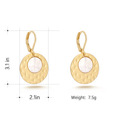 WGE-1039  Wrangler 14K Gold Plated Dangling Earrings