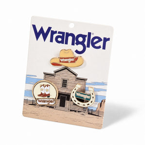 WGS-BH-6004 Wrangler 3 Pcs Western Cowgirl Pin Set