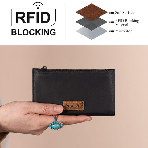 WGW-W1001  Wrangler Genuine Leather RFID Wallet