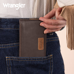 WGW-W1001  Wrangler Genuine Leather RFID Wallet