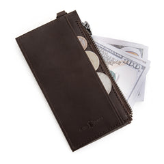 WGW-W1004  Wrangler Genuine Leather RFID Card Case Wallet