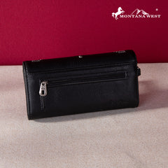 MW1248-W002 Montana West Embroidered Collection Wallet