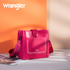 WG114-110   Wrangle Hobo Crossbody/Shoulder Bag  -Hot Pink