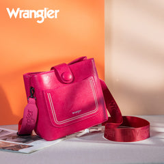 WG114-110   Wrangle Hobo Crossbody/Shoulder Bag  -Hot Pink