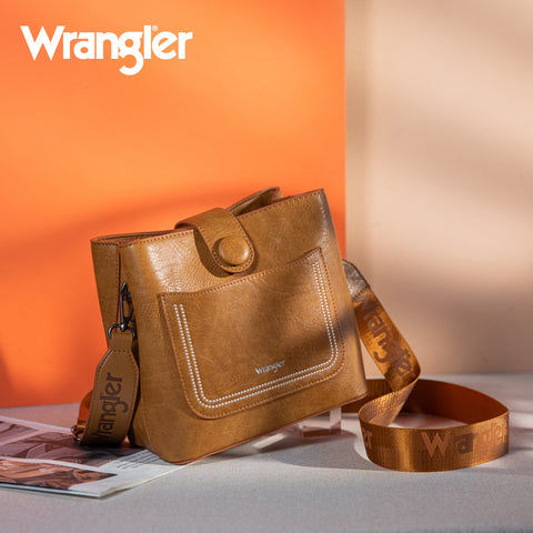 WG114-110   Wrangle Hobo Crossbody/Shoulder Bag  -Brown