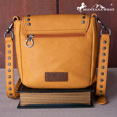 MW1270-8360   Montana West Fringe Mariposa Concho Collection Crossbody