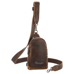 WG87-824 Wrangler Sling Bag/Crossbody/Chest Bag  - Coffee