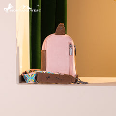MW1278-2101 Montana West Embroidered  Collection Sling Bag