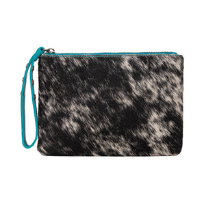 RLH-7001 Montana West Hair-On Cowhide Leather Wristlet
