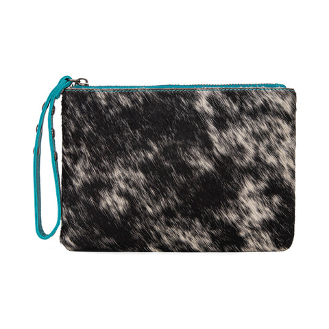 RLH-7001  Montana West Hair-On Cowhide Leather Wristlet
