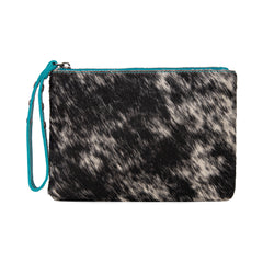 RLH-7001  Montana West Hair-On Cowhide Leather Wristlet