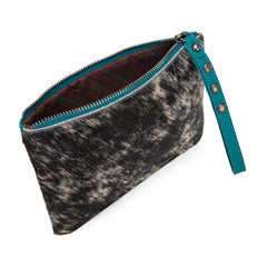 RLH-7001  Montana West Hair-On Cowhide Leather Wristlet