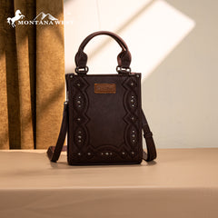 MW1334-1831  Montana West Embroidered Aztec Small Tote/Crossbody