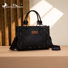 MW1334G-8250 Montana West Embroidered Concealed Carry Collection Tote