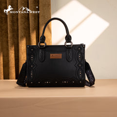 MW1334G-8250 Montana West Embroidered Concealed Carry Collection Tote