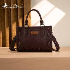 MW1334G-8250 Montana West Embroidered Concealed Carry Collection Tote