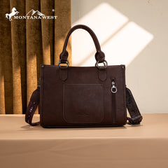 MW1334G-8250 Montana West Embroidered Concealed Carry Collection Tote