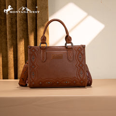 MW1334G-8250 Montana West Embroidered Concealed Carry Collection Tote