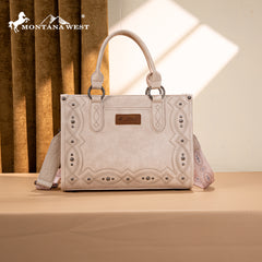 MW1334G-8250 Montana West Embroidered Concealed Carry Collection Tote