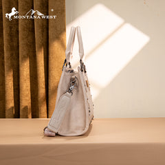 MW1334G-8250 Montana West Embroidered Concealed Carry Collection Tote