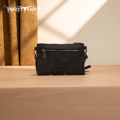 TR194-181  Trinity Ranch  Floral Tooled Collection Clutch/Crossbody
